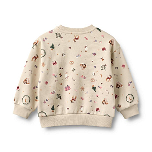 Свитшот Wheat "Elliot Offwhite Holiday", новогодние игрушки